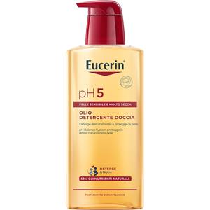 Eucerin Olio Detergente Doccia 400 ml - Deterge Delicatamente e Protegge il Microbioma della Pelle con Oli Naturali e Dexpantenolo