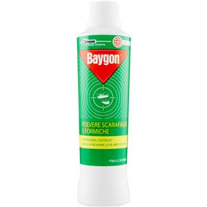 Baygon Polvere 250g - Insetticida per Scarafaggi e Formiche, Efficace fino a 12 Settimane