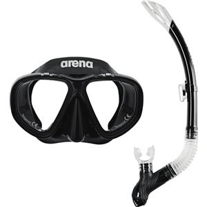 ARENA Premium Set da Snorkeling per Bambini - Maschera e Boccaglio con Doppia Lente Regolabile, Ideale per Mare e Piscina