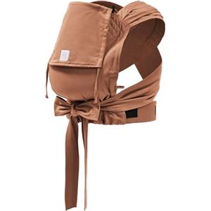 Stokke Marsupio Stokke Limas, Terracotta (OCS) - Marsupio per neonati con mezza fibbia - Tre opzioni di trasporto - Sicuro, dalla nascita fino a 15 kg
