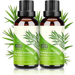 Aifanciey Tea Tree Oil Puro 100% Olio Essenziale Tea Tree 2 PACK - Oli di Acne Naturale Anti Acne e Brufoli Aromaterapia 30ML