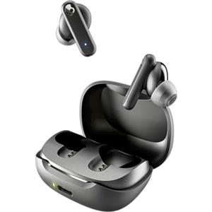 Skullcandy Smokin' Buds Auricolari Wireless In-Ear con Microfono, 20 Ore di Autonomia, Realizzati con il 50% di Bioplastica, Compatibili con iPhone, Android e Dispositivi Bluetooth - Nero
