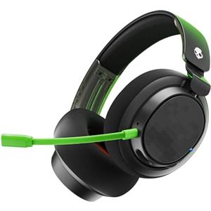 Skullcandy SLYR Pro Wireless Cuffie da Gioco Over-Ear Multipiattaforma con Trasmettitore USB-A a Latenza Ultra Bassa, Compatibili con Playstation, Xbox, PC e Nintendo Switch - Black/Green