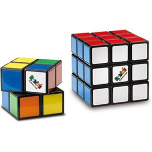 Rubik's Cubo di Rubik, Duo Pack con l'Originale 3x3 e il Mini 2x2, Classico Rompicapo ad Abbinamento di Colori, per Adulti e Bambini dagli 8 Anni in su
