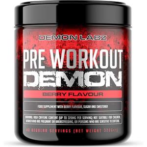 Demon Labz Pre Workout Demon - Integratore pre workout potente con Creatina, Caffeina, Beta-Alanina e Glutammina (360g)