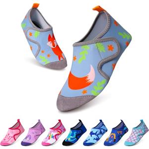 Tolaler Scarpe Mare Scoglio Bambino, Scarpe da Acqua Bambini Ragazze Ragazzi con Suola Ispessita e Antiscivolo Scarpe da Acqua Bambini Morbide e Resistenti/Spiaggia Piscina Surf Sport Acquatici