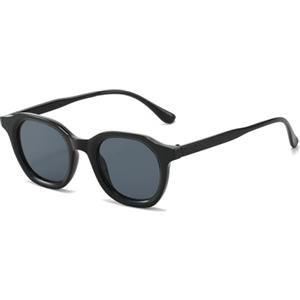 LJCZKA Retrò Occhiali da Sole Rotondi per Donna Uomo, Occhiali da Sole Rotondi Piccoli Vintage Classici con Protezione UV400