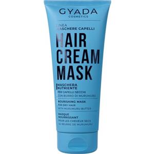 GYADA COSMETICS, Maschera Capelli Nutriente e Ristrutturante, Dona Forza e Morbidezza, per Capelli Secchi e Sfibrati, con Olio di Semi di Lino e Malva, 200 ml