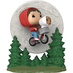 Funko Pop! Moments E.T. - Elliott e E.T. in Volo, Glow in the Dark, Figura in Vinile da Collezione