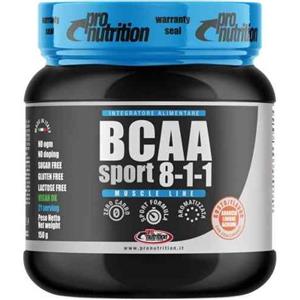 Pro Nutrition BCAA Sport 8:1:1 - Aminoacidi Ramificati in Polvere con Vitamine B1 e B6, Gusto Arancio/Limone, 150g