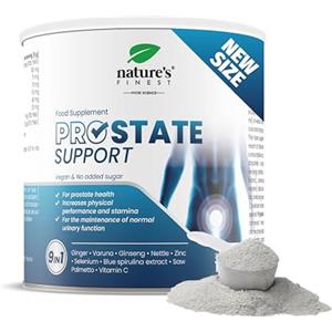 Nature's Finest PROstate Support, Integratore Prostata con Saw Palmetto (Serenoa Repens), Supporto Prostatico, Formula Naturale con Varuna, Ortica, Ginseng e Zinco, Alta Bio-Disponibilità, 150g