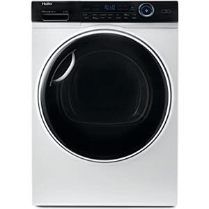 Haier I-Pro Series 7 HD100-A2979 Asciugatrice a Pompa di Calore, 10 Kg, Cestello Scarpe, Tecnologia Micro Vapore, Classe A++, 59,5x60x84,5 cm, Bianco