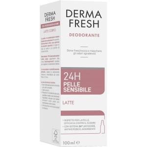 MEDA PHARMA SpA DERMAFRESH Deodorante Latte 24H per Pelle Sensibile - 100 ml