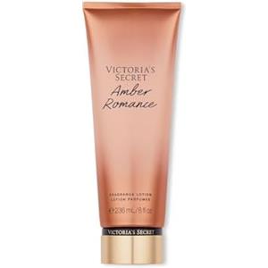 Victoria's Secret Amber Romance Lozione per il Corpo 236 ml - Fragranza Gourmand con Ambra Intensa e Baci di Zucchero