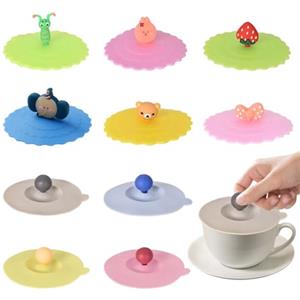 Eclove Copertura in vetro in silicone, 10 pezzi, copertura in vetro da 10 cm, coperchio anti-polvere, tazza da caffè per caffè, birra, bicchieri da acqua, coperchio in silicone