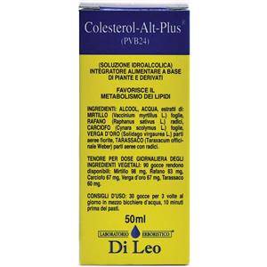 LABORATORIO ERBORISTICO DI LEO COLESTEROL-ALT-PLUS COMPOSTO PVB 24 50 ML