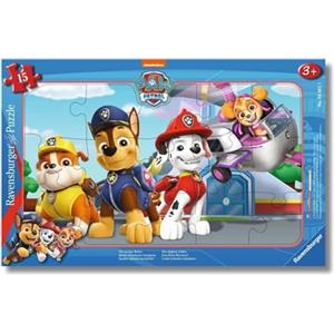 Ravensburger - Puzzle Bambini 3 Anni | Paw Patrol | Puzzle 15 Pezzi Bambini Frame Puzzle 25x14,50cm | Giochi Bambini 3 Anni | Regalo Bambina 3 Anni E Bambino | Paw Patrol Giocattoli