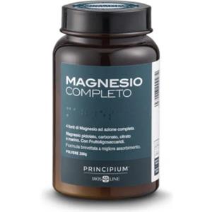Bios Line Magnesio Completo 200 g - Integratore in polvere da 4 fonti diverse per il benessere del sistema nervoso e muscolare
