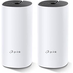 TP-Link Deco M4 Wifi Mesh, Dual Band AC1200, 2 Porte Ethernet Gigabit, Modalità router e access point, Parental Control, 2 Pezzi con Copertura Fino a 260m2