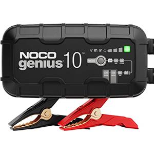 NOCO GENIUS10: Caricabatterie Intelligente 10A, 6V/12V, Mantenitore di Carica e Desolfatore con Compensazione della Temperatura