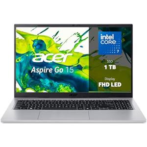 acer Aspire Go 15 AG15-72P-78E4 PC Portatile, Notebook, Processore Intel Core 7 150U, RAM 32 GB DDR4, 1024 GB PCIe NVMe SSD, Display 15.6" FHD, Scheda Grafica Intel Graphics, Windows 11 Home