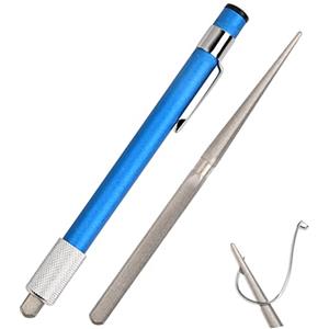 Naseom Affilacoltelli Portatile Diamantato, Pietra Diamantata per Affilatura Portatile Affila Coltelli Penna per Affilare Affilacoltelli Multifunzione per Campeggio All'aperto Cucina