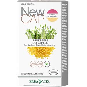 Erba Vita Krinotablet - Integratore Anticaduta Capelli con Amminoacidi, Resveratrolo e Biotina - 30 Compresse