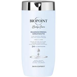 Biopoint - Bagno Crema Idratante, Detergente Doccia ad Azione Tonificante e Idratante, Dona Freschezza e Tono per una Pelle Morbida e Idratata, 400 ml
