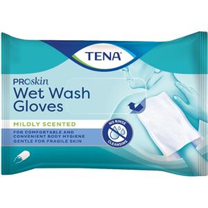 ESSITY ITALY SpA Tena Wet Wash Glove 8 pezzi - La Semplicità dell'Igiene Quotidiana