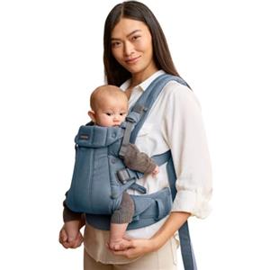 BabyBjörn Marsupio Harmony, Tessuto mélange, Blu