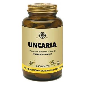 Solgar Uncaria - Integratore per le Difese Immunitarie, 30 Tavolette con Corteccia di Uncaria Tomentosa