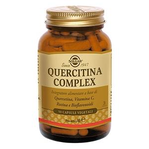 Solgar Quercitina Complex - Integratore Alimentare con Quercetina, Vitamina C, Bromelina e Bioflavonoidi - 50 Capsule Vegetali