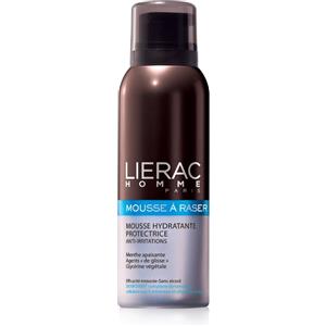LIERAC HOMME Mousse da Barba Idratante Protettiva 150 ml - Anti-Irritazioni e Adatta a Tutti i Tipi di Pelle