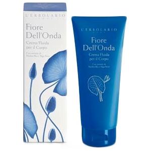 L'ERBOLARIO Crema Fluida per il Corpo Fiore Dell'Onda 200ml - Nutriente e Tonificante con Profumazione Marina