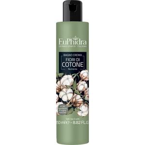 Euphidra Bagnocrema Nutriente Cotone - Detergente Corpo Delicato con Proteine di Mandorle Dolci