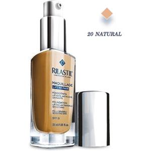 Rilastil Fondotinta Liftrepair N. 20 Natural 30ml - Liftante, Antirughe, Levigante con SPF 15