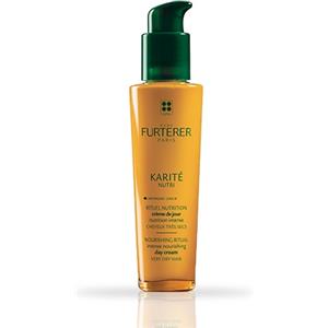 René Furterer Karité Nutri Crema Giorno 100 ml - Nutrizione Intensa per Capelli Secchi, Trattamento Senza Risciacquo