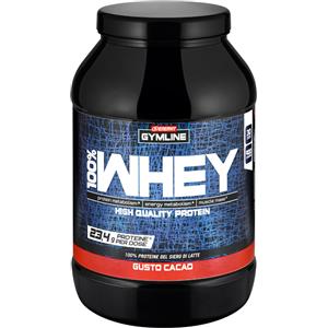 Enervit Gymline 100% Whey Cacao 900g - Proteine concentrate del siero di latte con Vitamina B6