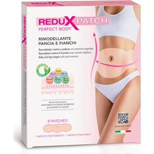 PLANET PHARMA Redux Patch Perfect Body - Cerotto Rimodellante per Pancia e Fianchi, 8 Pezzi con Estratti Naturali
