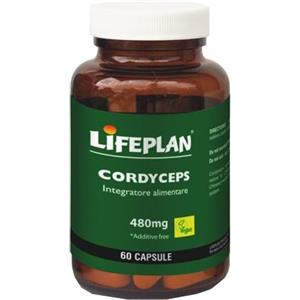 Lifeplan Cordyceps 60 Capsule - Integratore Alimentare Energizzante e Immunostimolante Senza Glutine