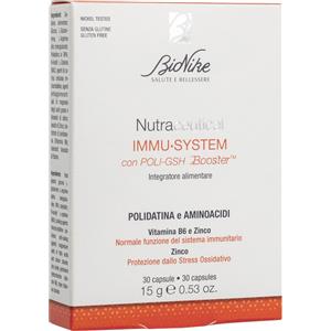 Bionike Nutraceutical Immu-System - Integratore Antiossidante per il Sistema Immunitario con Polidatina e Aminoacidi - 30 Compresse