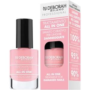 Deborah Milano Professional - Smalto Curativo per Unghie Danneggiate, Multi-Azione, Unghie più Levigate, Forti, Riparate e Indurite, 9.5 ml