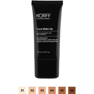 Korff Make Up Neverending Fondotinta Lunga Tenuta 03 - Effetto Matt, Ottima Coprenza, 30 ml