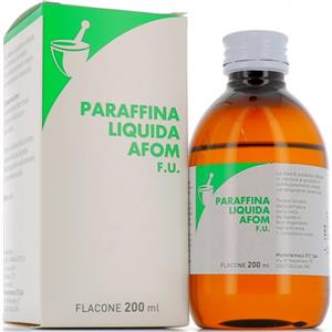 Montefarmaco Paraffina Liquida AFOM FU 200ml - Flacone da 200ml, Avvertenze e Conservazione incluse