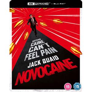 Paramount Home Entertainment Novocaine 4K UHD Blu-ray Steelbook - Edizione Region A, B e C con Jack Quaid e Amber Midthunder