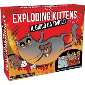 Asmodee Exploding Kittens - Gioco da Tavolo 3D per 2-6 Giocatori, Strategico e Divertente, dai 7 Anni, 15-30 Minuti