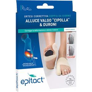 Epitact Ortesi Correttiva Doppia Protezione Sinistra Taglia Medium - Allevia Dolori Alluce Valgo e Plantari