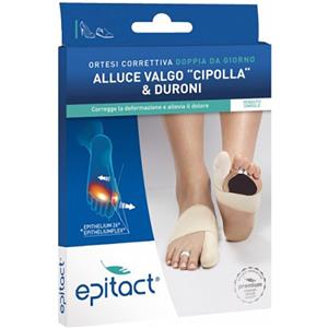 Epitact Ortesi Correttiva Doppia per Alluce Valgo e Dolori Plantari - Taglia S, Piede Sinistro