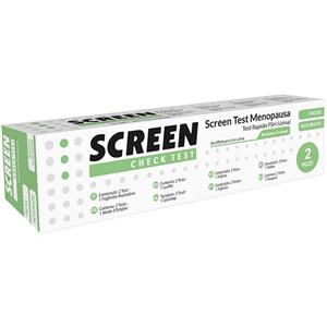 SCREEN ITALIA Test Rapido Menopausa FSH - 2 Pezzi per Autodiagnosi in Urina