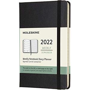 Moleskine 2022 12-Month Weekly Pocket Hardcover Notebook NUOVO